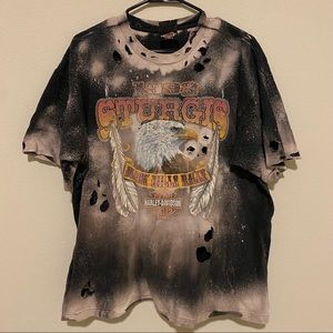 Custom 1993 Harley Davidson Sturgis Oversized Tee